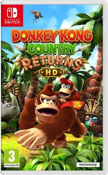 Donkey Kong Country Returns HD (Buitenlands Doosje), Ophalen of Verzenden, Zo goed als nieuw