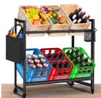 Drankrek 6–8 Kratten – Vrijstaand Metaal, 104×32×82 cm, Verzenden, Nieuw