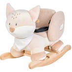 Schommeldier vos Flo in beige – Zacht, veilig en leuk voo., Kinderen en Baby's, Speelgoed | Hobbelfiguren, Ophalen of Verzenden