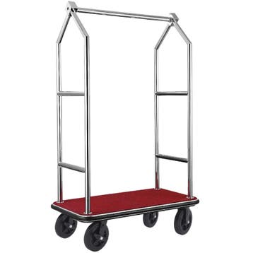 Bagagetrolley | VOYAGER | RVS | Rood | Wielen (Geremd) |, Verzenden, Nieuw in verpakking