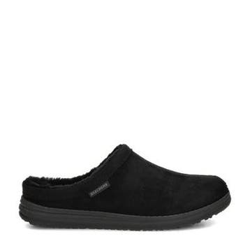 Skechers Melson pantoffels voor heren in het Zwart, Verzenden, Zwart, Nieuw, Skechers