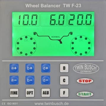 Banden Balanceer Machine Semi-Vol Automaat F23 Twinbusch, Auto diversen, Ophalen of Verzenden, Nieuw
