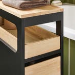 2dekans | SoBuy Archiefkast - BZR54-SCH - MDF & Bamboe -, Ophalen of Verzenden, Zo goed als nieuw