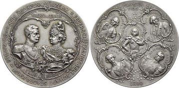 Ar-medaille 1899 Thurn en Taxis Albert 1885-1952, Postzegels en Munten, Penningen en Medailles, Verzenden