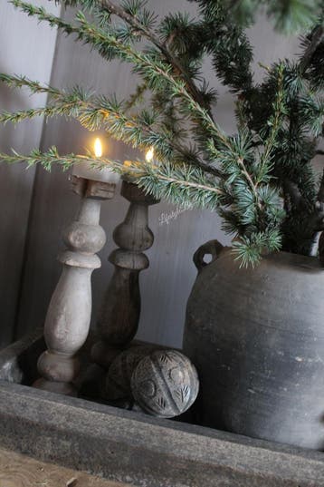 Houten bal Yfke houtsnijwerk M, Ophalen of Verzenden, Nieuw