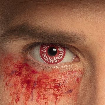 Kleurlenzen Blood burst weeklenzen, Verzenden, Nieuw, Feestartikel