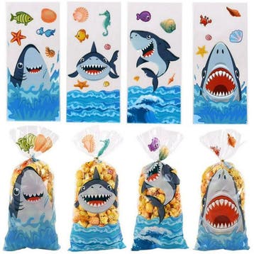 Fako Bijoux - Uitdeelzakjes Haai Mix - 12.5x27.5cm - 50, Verzenden, Nieuw