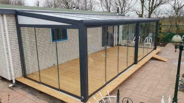 Voordeligste veranda / schuifpui / overkapping / tuinhuis, Ophalen of Verzenden, Nieuw, Veranda