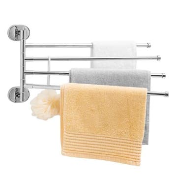 Handdoekhanger Luxe Chroom | 15% Korting | Tweedekans, Ophalen of Verzenden, Zo goed als nieuw, Overige kleuren, Handdoekenrek