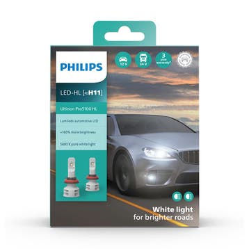 Philips H11 LED Koplamp 12/24V Set Ultinon Pro5100, Ophalen of Verzenden, Nieuw