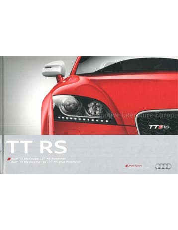 2012 AUDI TT RS HARDCOVER BROCHURE DUITS, Nieuw, Audi, Author