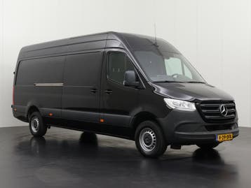 Zakelijke Lease |  Mercedes-Benz Sprinter 317CDI L3H2 Maxi, Stof, Gebruikt, Euro 6, Zwart