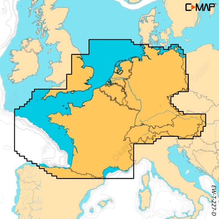 C-Map Reveal X - CENTRAL AND WEST EUROPE -, Watersport en Boten, Navigatiemiddelen en Scheepselektronica, Ophalen of Verzenden
