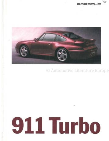 1995 PORSCHE 911 TURBO HARDCOVER BROCHURE DUITS, Boeken, Nieuw, Porsche, Author