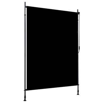 Rolgordijn buiten 150x270cm - Antraciet | Retourdeal 58%, Gebruikt, Overige typen, Ophalen of Verzenden, Minder dan 250 cm