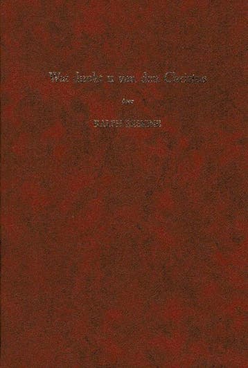 Erskine, Ralph-Wat dunkt u van den Christus, Boeken, Verzenden, Gelezen
