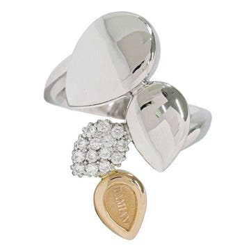 Damiani - Ring - Antera - 18 karaat Witgoud Diamant, Nieuw