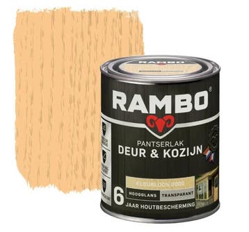 Rambo Pantserlak Deur en Kozijn Kleurloos 1.5L, Minder dan 5 liter, Verzenden, Nieuw, Lak