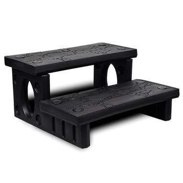 vidaXL Spatrap zwart, Tuin en Terras, Zwembad-toebehoren, Verzenden, Nieuw
