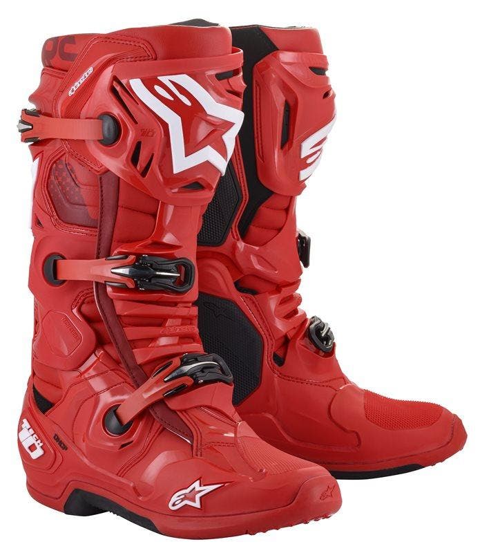 Alpinestars Tech 10 Rood Laarzen, Motoren, Kleding | Motorkleding, Nieuw met kaartje, Laarzen, Verzenden