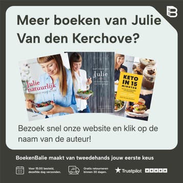 Keto in 15 minuten mediterraan / Julies lifestyle, Verzenden, Zo goed als nieuw, Julie Van den Kerchove