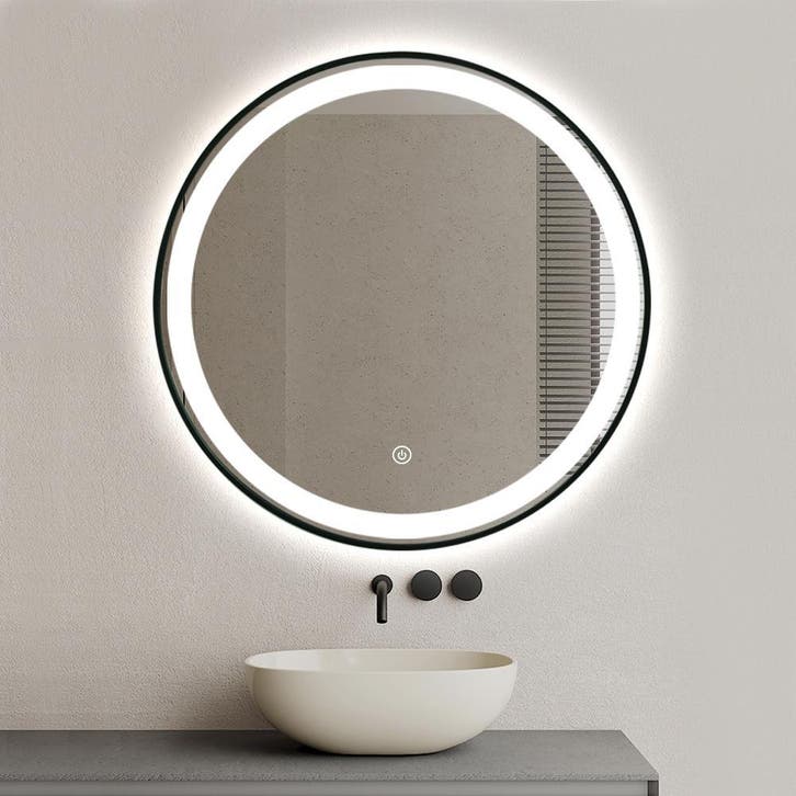 Badkamerspiegel Fenomé Rond New York LED Verlichting SALE !!, Huis en Inrichting, Badkamer | Badkamermeubels, 75 cm of meer, Nieuw