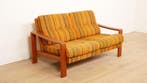 Vintage 2-zits bank | Teak | Retro, Huis en Inrichting, Fauteuils, Ophalen of Verzenden, Nieuw