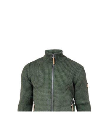 Ivanhoe trui Moritz full zip Loden Green - 100% wol - Groen, Verzenden, Nieuw, Groen