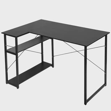 L-vormig Bureau met Opbergrek - Ideaal voor Gaming, PC, Stud, Huis en Inrichting, Verzenden, Nieuw