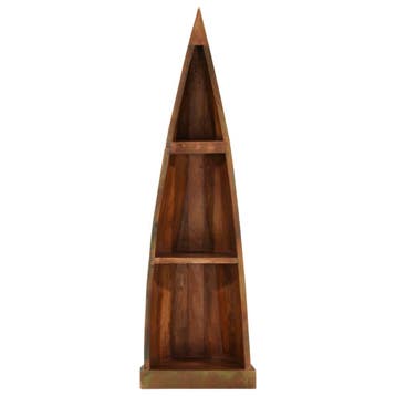 vidaXL Kast bootvorm 39x27x127 cm gerecycled hout, Minder dan 50 cm, Verzenden, 100 tot 150 cm, Nieuw