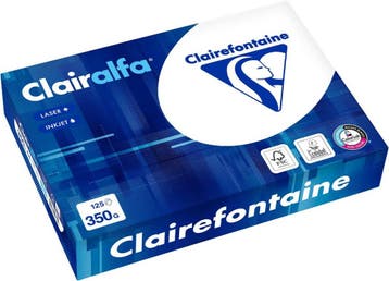 A4 papier 350 gram pak 125 vel Clairefontaine Clairalfa, Computers en Software, Verzenden, Nieuw, Clairefontaine