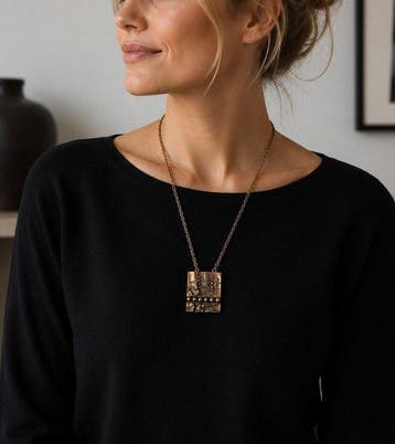 Brons, Hannu Ikonen for Valo-Koru - Ketting met hanger