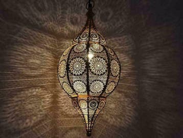 Oosterse filigrain hanglampen,marokkaanse,arabische sfeer, Ophalen, Nieuw, Metaal
