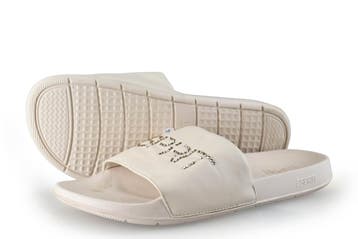 Esprit Slippers in maat 40 Wit, Kleding | Dames, Slippers, Verzenden, Wit, Zo goed als nieuw