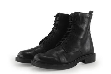 Linea Zeta Veterboots in maat 38 Zwart, Kleding | Dames, Verzenden, Zwart, Overige typen, Zo goed als nieuw