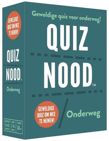 Quiz Nood - Onderweg | Koelkastpoezie - Reisspellen, Verzenden, Nieuw