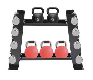 Halterstandaard 8 Posities – Compact Gewichtsrek Thuisgym, Sport en Fitness, Fitnessmaterialen, Verzenden, Nieuw
