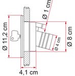 Fiamma Water Cap White, Caravans en Kamperen, Ophalen of Verzenden, Nieuw