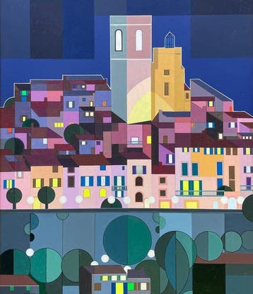 Maxime Dufour (1928-2016) - Nocturne - Ville de Provence -