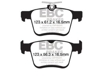 EBC 2017+ Volkswagen Atlas 2.0L Turbo Greenstuff Rear Brake, Ophalen of Verzenden, Nieuw