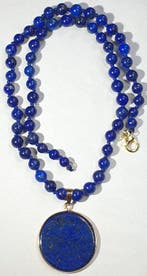 Natuurlijke lapis lazuli - AAAA++ Steen van de Maagd Maria -
