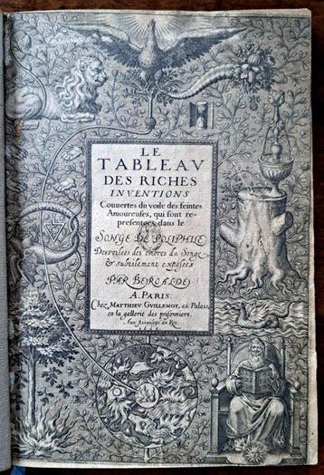 Francesco COLONNA - Le tableux des riches ...- THE FRENCH