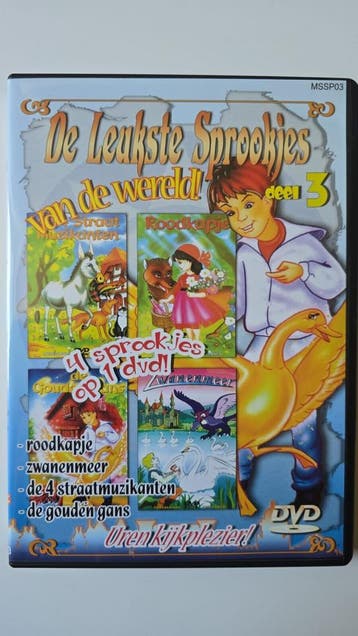 DE LEUKSTE SPROOKJES VAN DE WERELD DEEL 3 ROODKAPJE /, Verzenden, Gebruikt