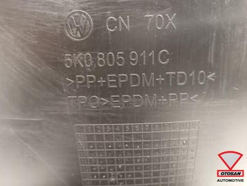 VW Golf 6 VI 5K1 Wielkuip Modderkuip Origineel! Links Voor, Ophalen, Gebruikt, Volkswagen