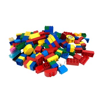 Lego Duplo - Partij van 1,8 kg - Inclusief opbergbox, Kinderen en Baby's, Ophalen of Verzenden, Nieuw