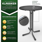 Statafel - Bartafel - Partytafel - 70 cm - Antraciet - Tillv, Verzenden, Zo goed als nieuw