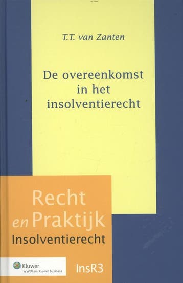 De Overeenkomst In Het Insolventierecht | Nieuw, Ophalen of Verzenden, Nieuw, Thijs Tiemen Zanten