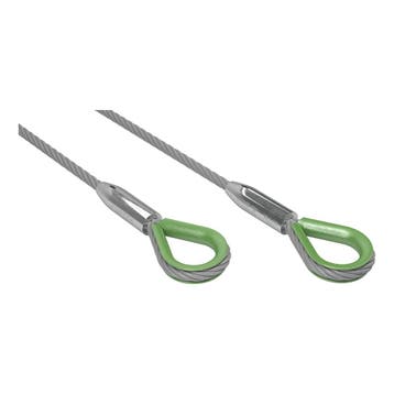 FORTEX Steel 2 meter - Ø10mm 1T staalkabel 6x 36 + stk, Muziek en Instrumenten, Licht en Laser, Verzenden, Nieuw