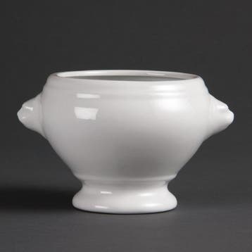 Olympia Whiteware soepkom leeuwenkop 47,5cl (6 stuks), Verzenden, Nieuw