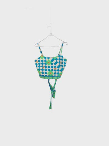 HAIPER Tops Dames maat M Turquoise Vintage, Ophalen of Verzenden, Nieuw